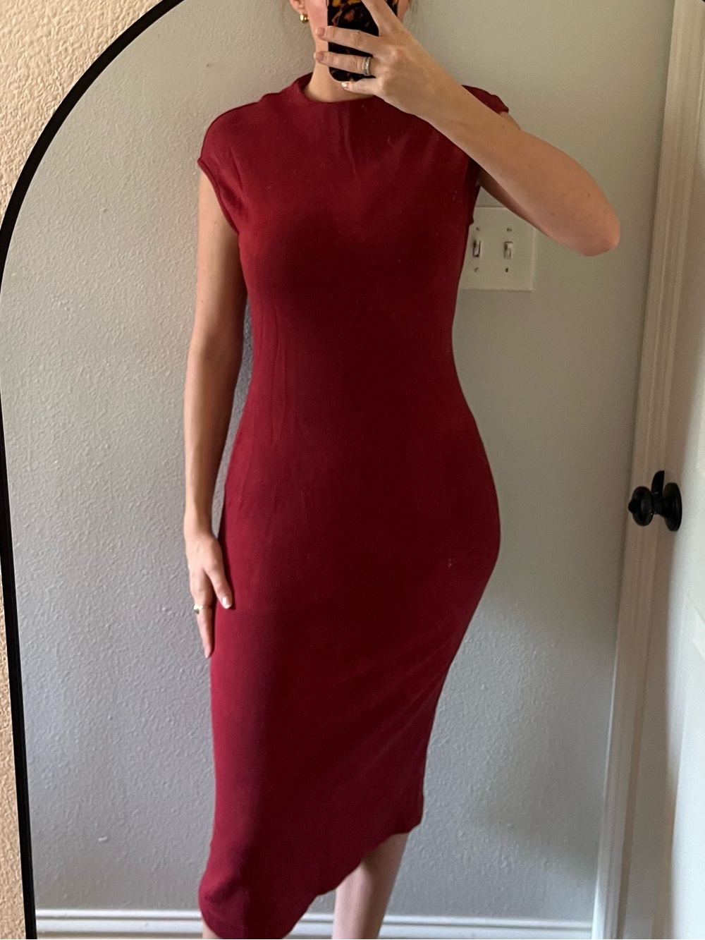 Red dress